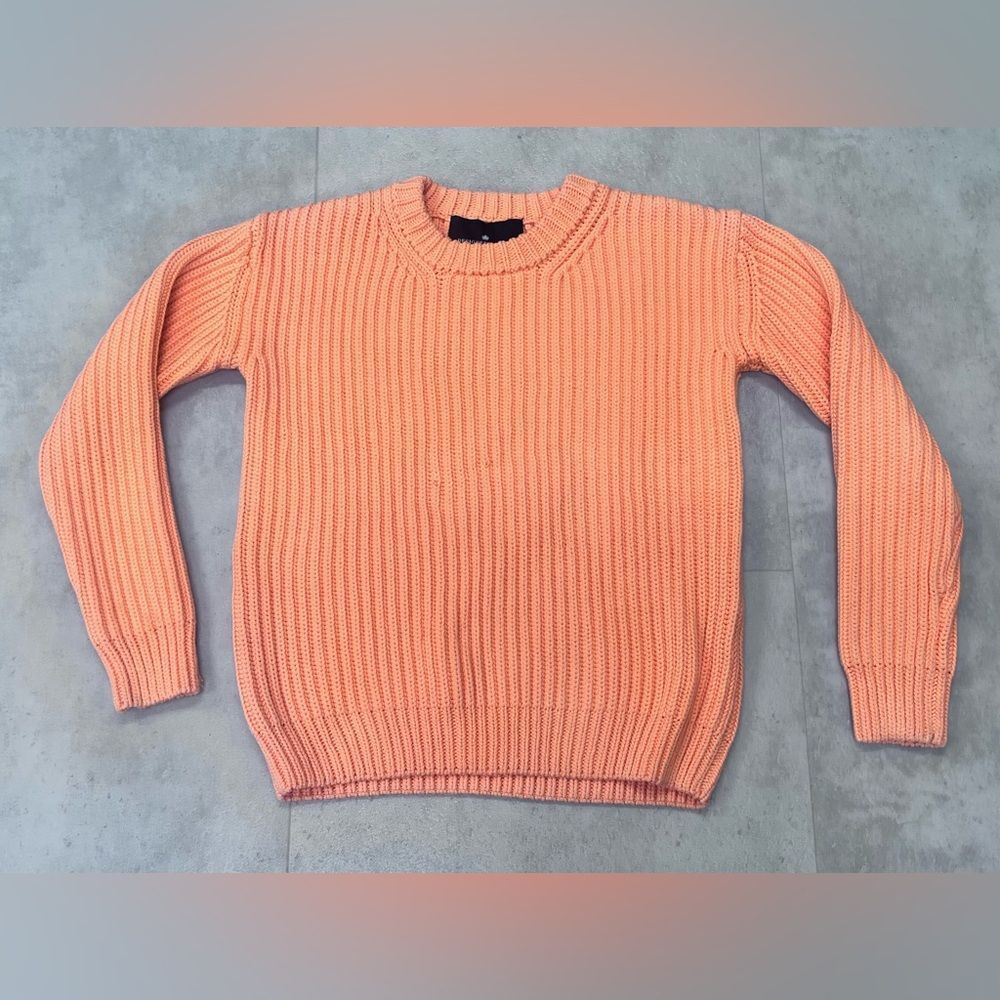 Designers Remix Sweater Womens XS-S Charlotte Eskildsen Chunky Knit‎ Coral